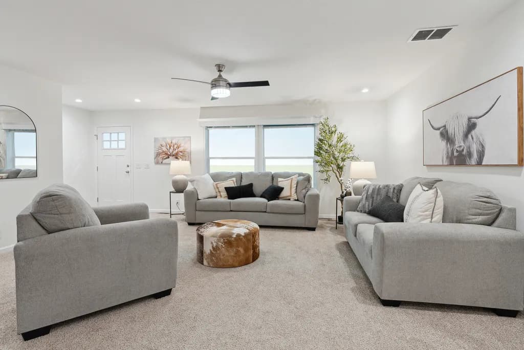 Click to enlarge Timberlake modular home β living room (photo 8 of 17)