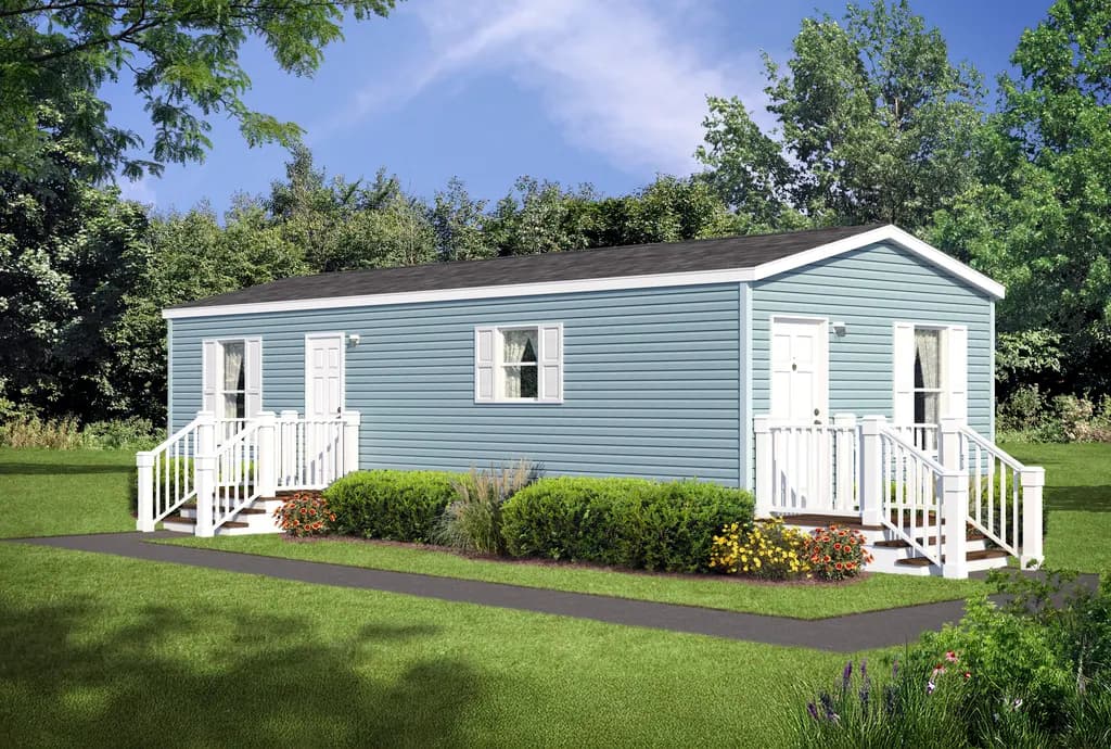 Pike β 1 bed 1 bath manufactured home floor plan