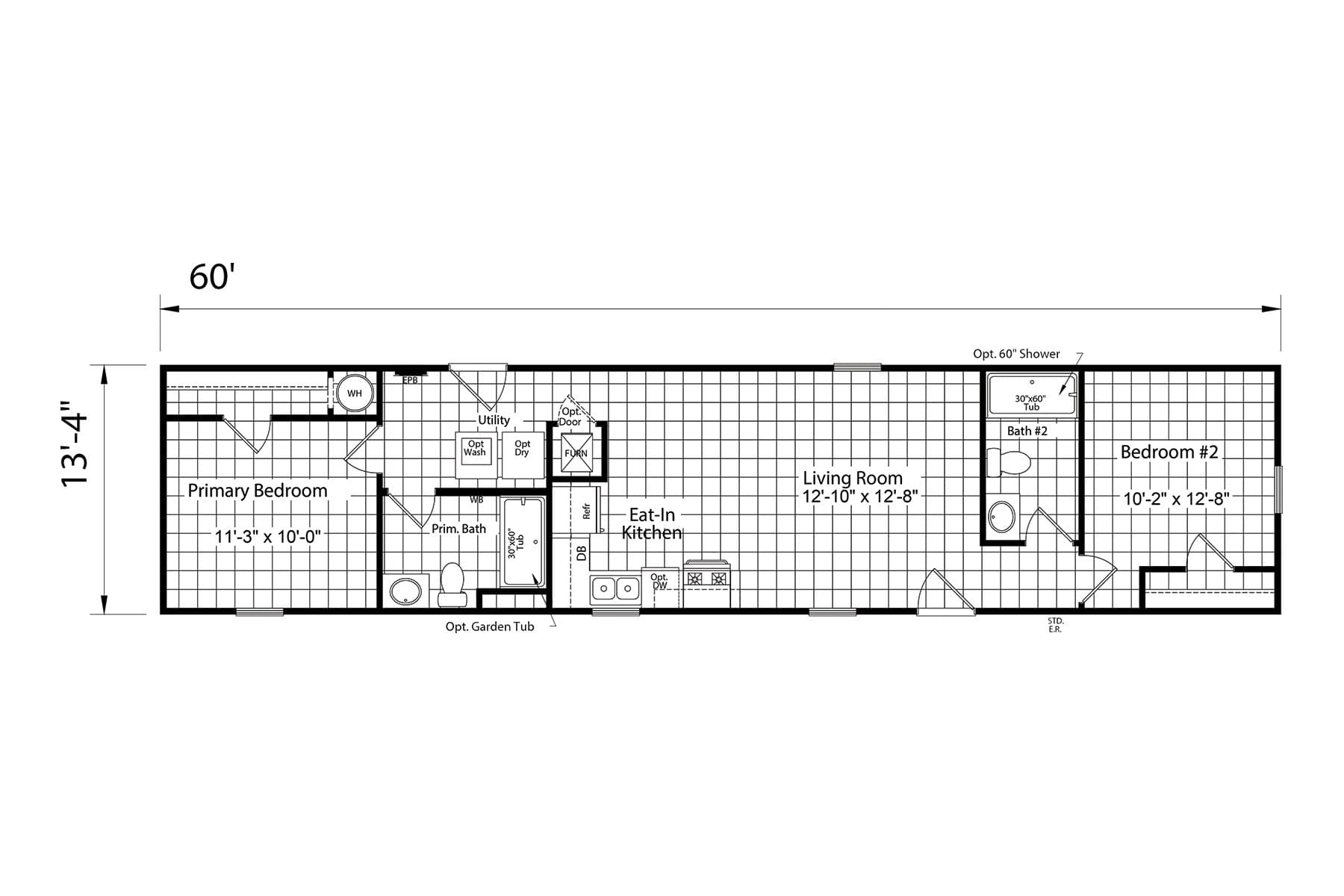 Click to enlarge 1460H22215 single wide home — main photo (photo 3 of 3)