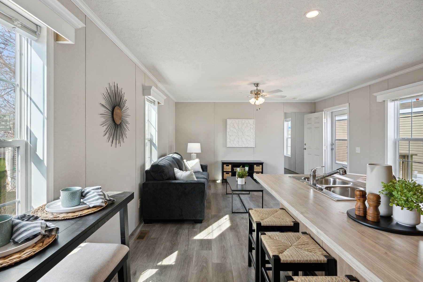 Click to enlarge 1660H22212 single wide home β kitchen (photo 14 of 27)