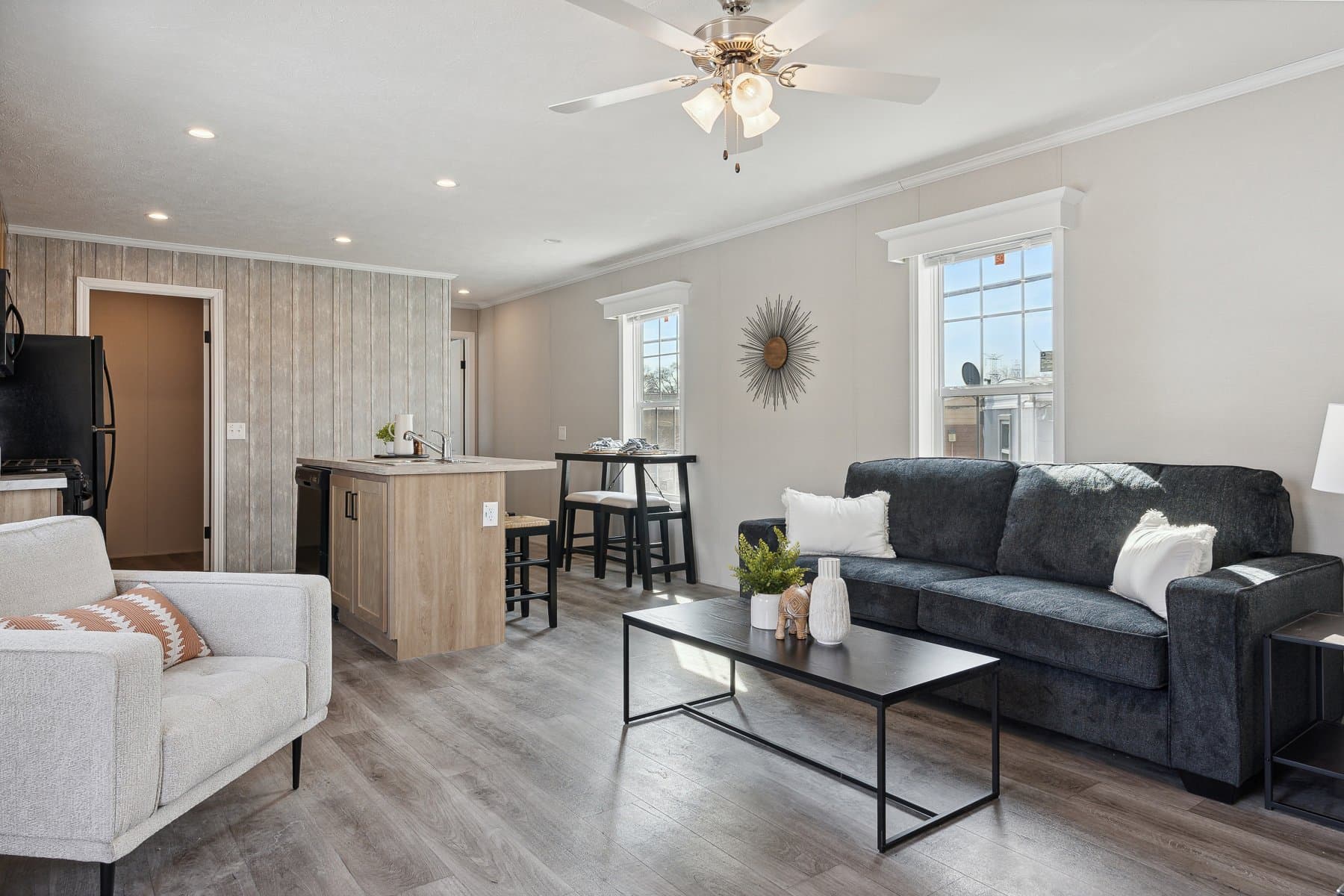 Click to enlarge 1660H22212 single wide home β living room (photo 5 of 27)