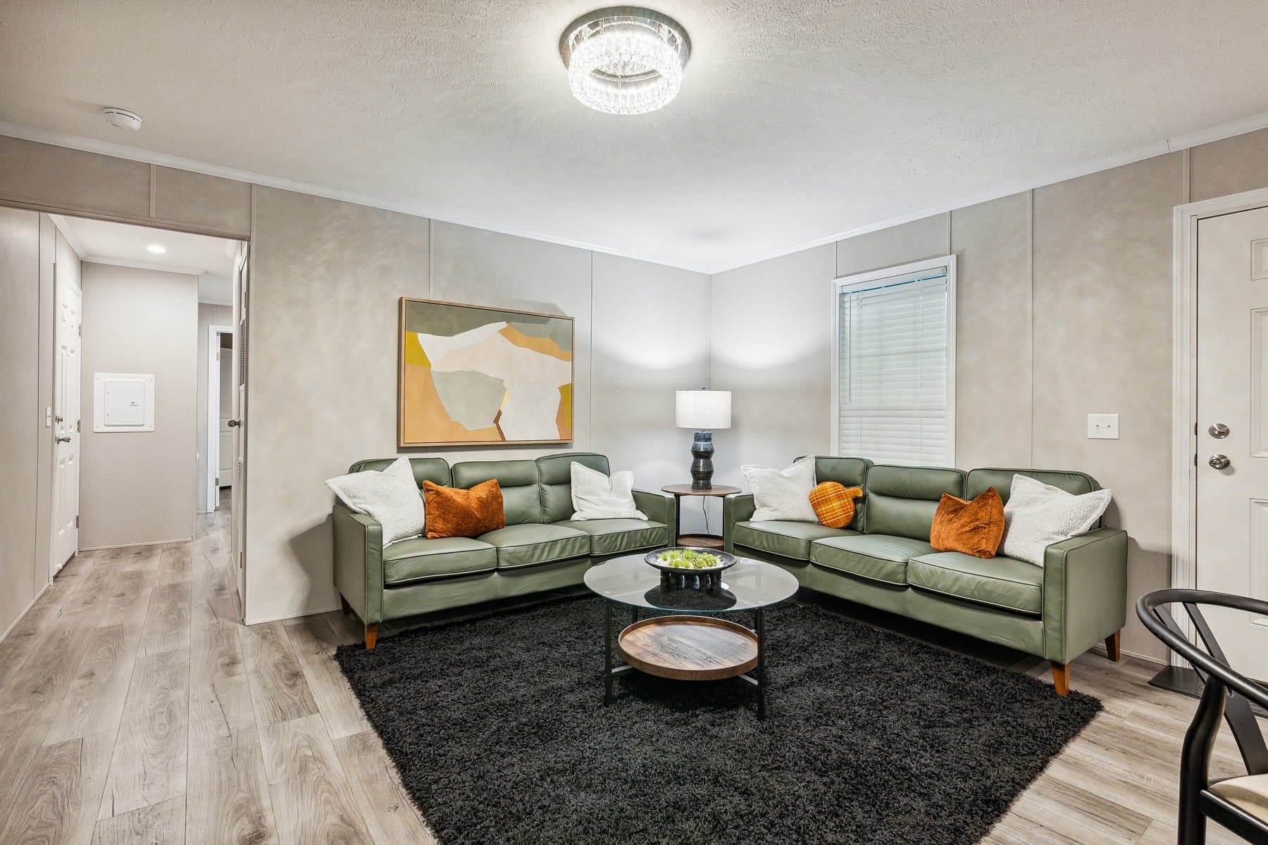 Click to enlarge 1672H32090 single wide home β living room (photo 5 of 29)