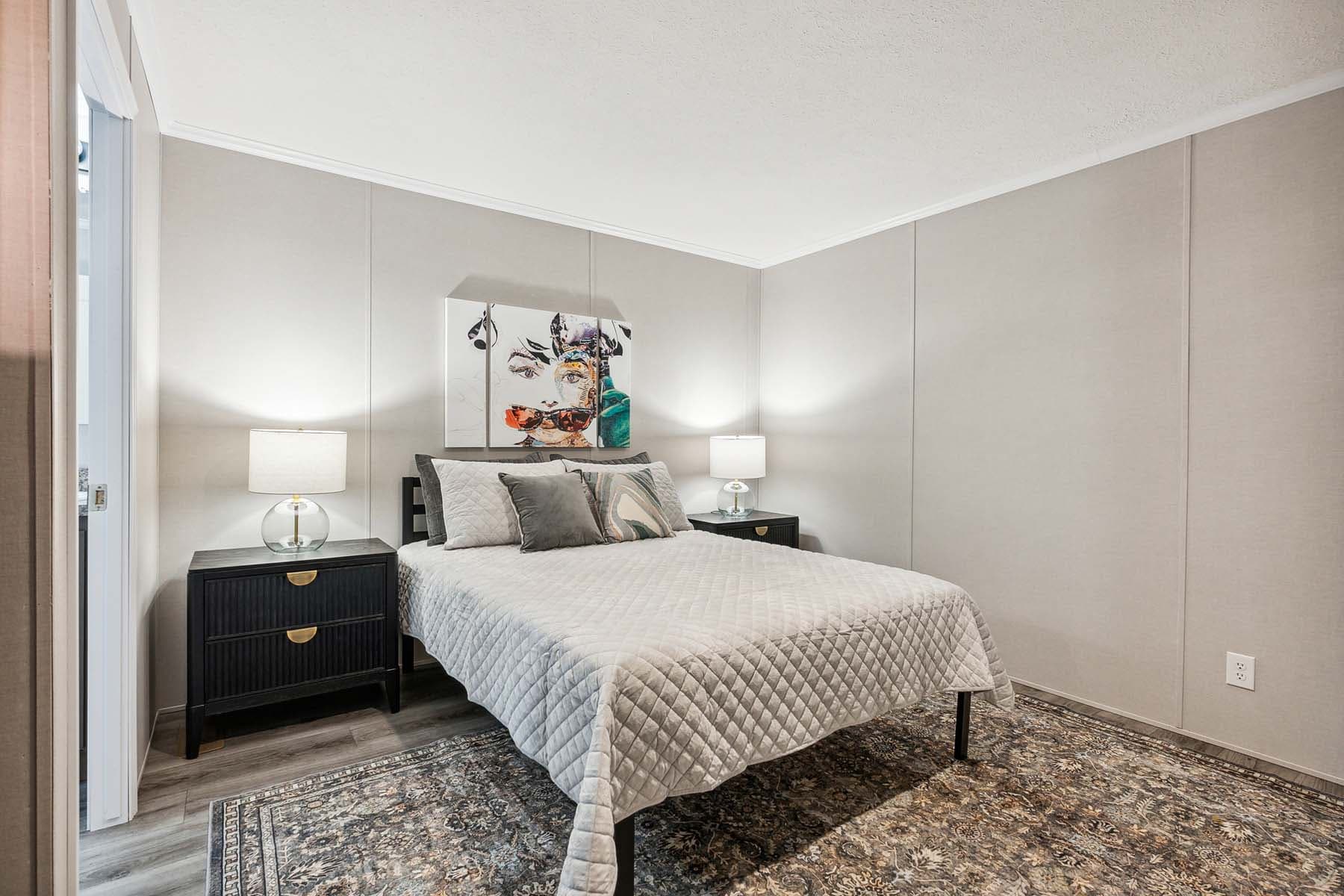 Click to enlarge 1672H32090 single wide home β primary bedroom (photo 29 of 29)