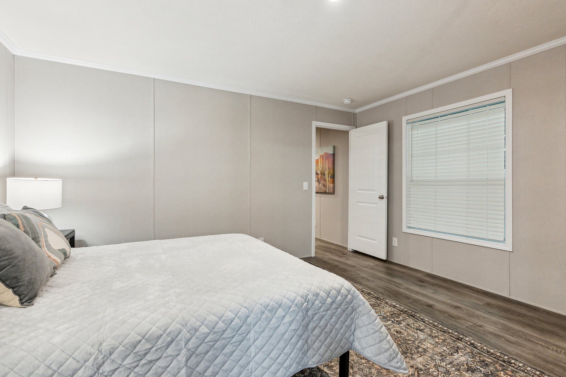 Click to enlarge 1672H32090 single wide home β primary bedroom (photo 16 of 29)