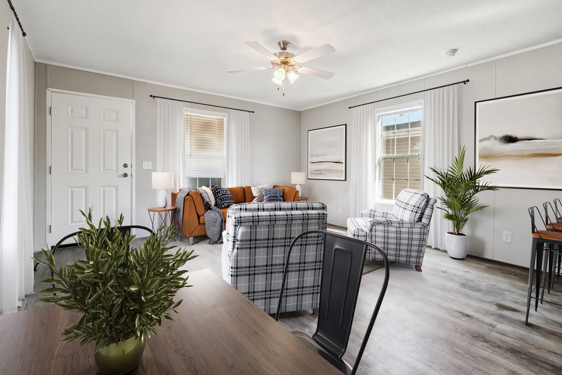 Click to enlarge 1676H32089 single wide home β dining area (photo 34 of 48)