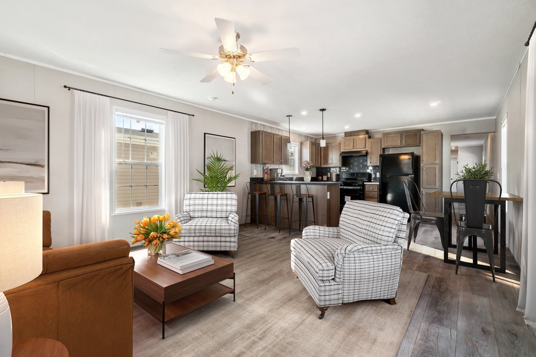 Click to enlarge 1676H32089 single wide home β living room (photo 31 of 48)