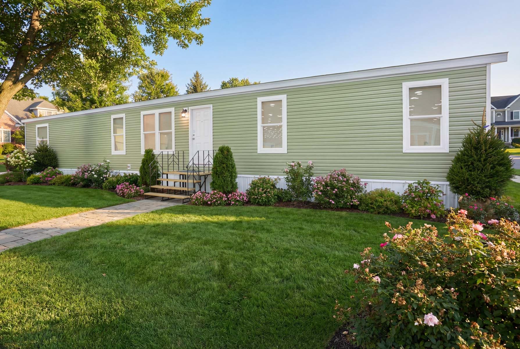 Click to enlarge 1676H32107 single wide home — exterior (photo 8 of 16)
