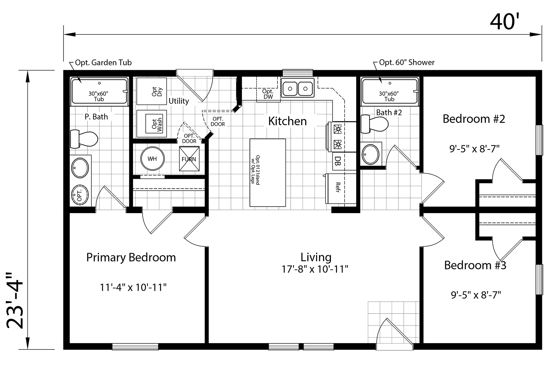 Click to enlarge Sheridan multi-section home — floor plan sheet (photo 3 of 3)