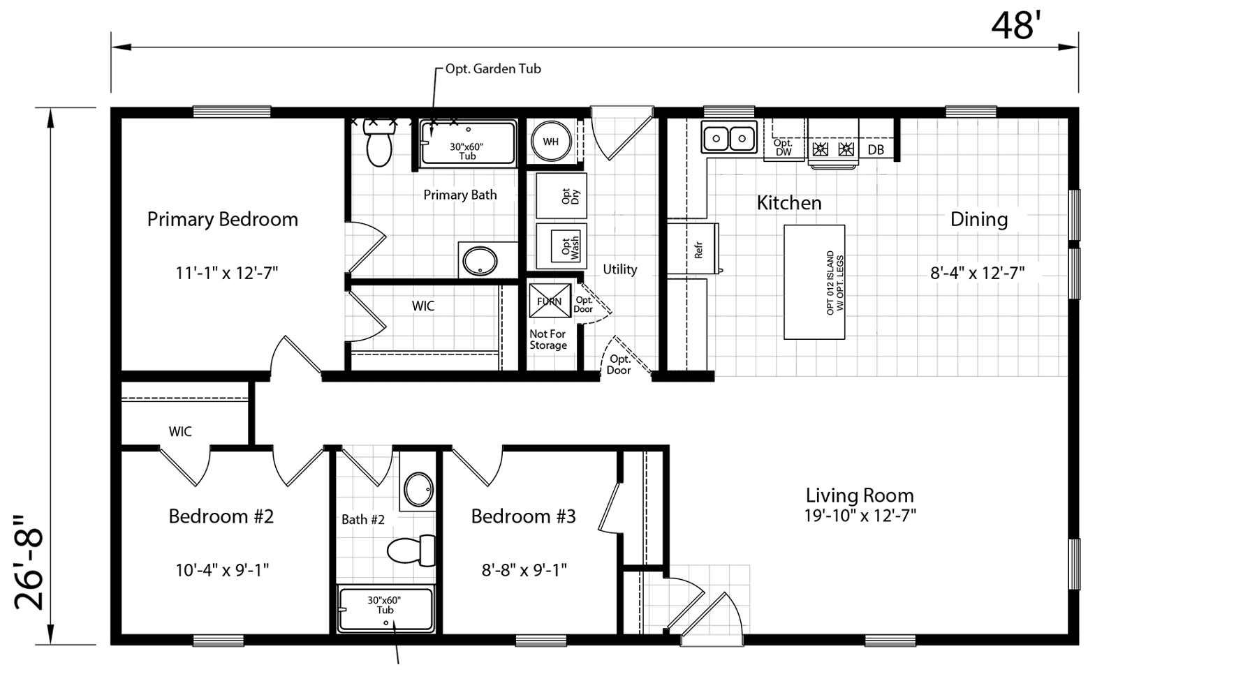 Click to enlarge Lancaster multi-section home β floor plan sheet (photo 9 of 18)