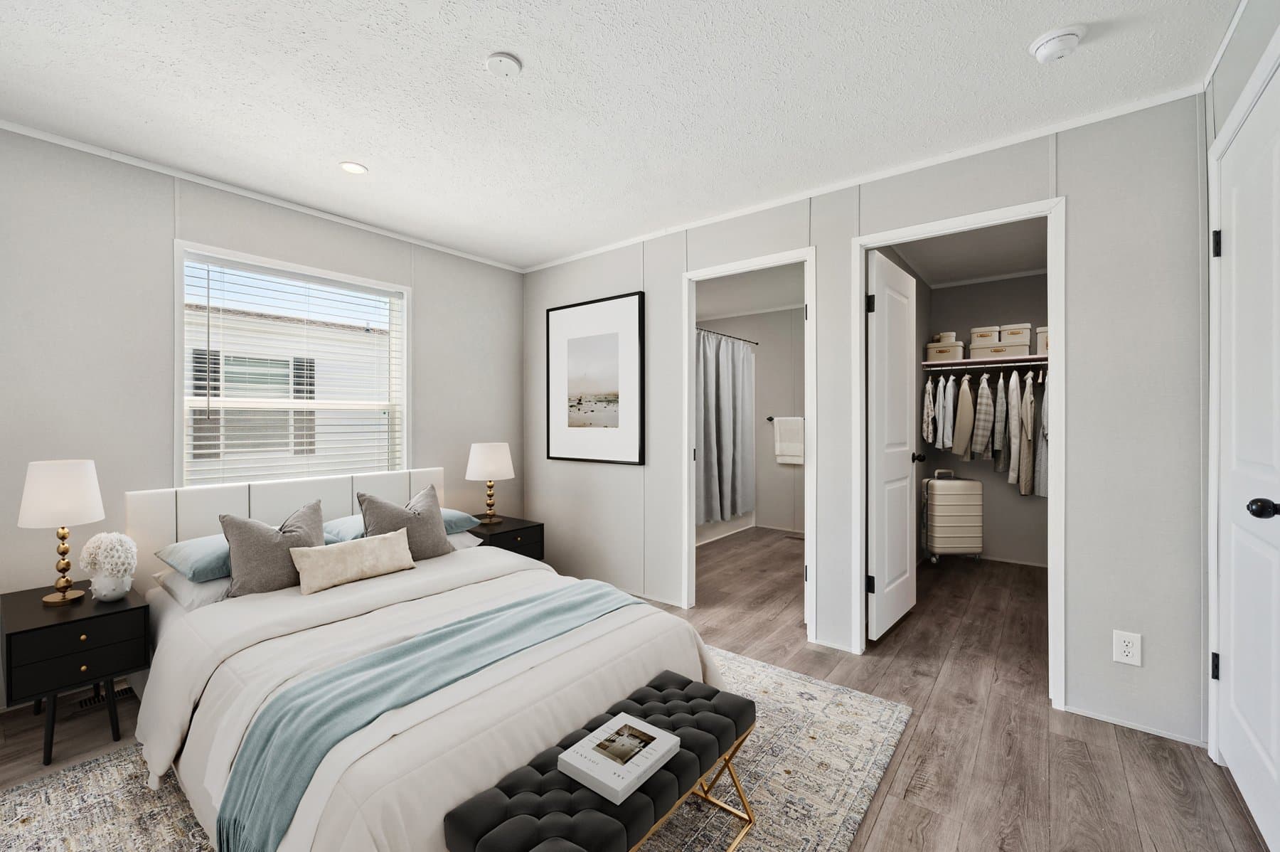 Click to enlarge Lancaster modular home β primary bedroom (photo 8 of 18)