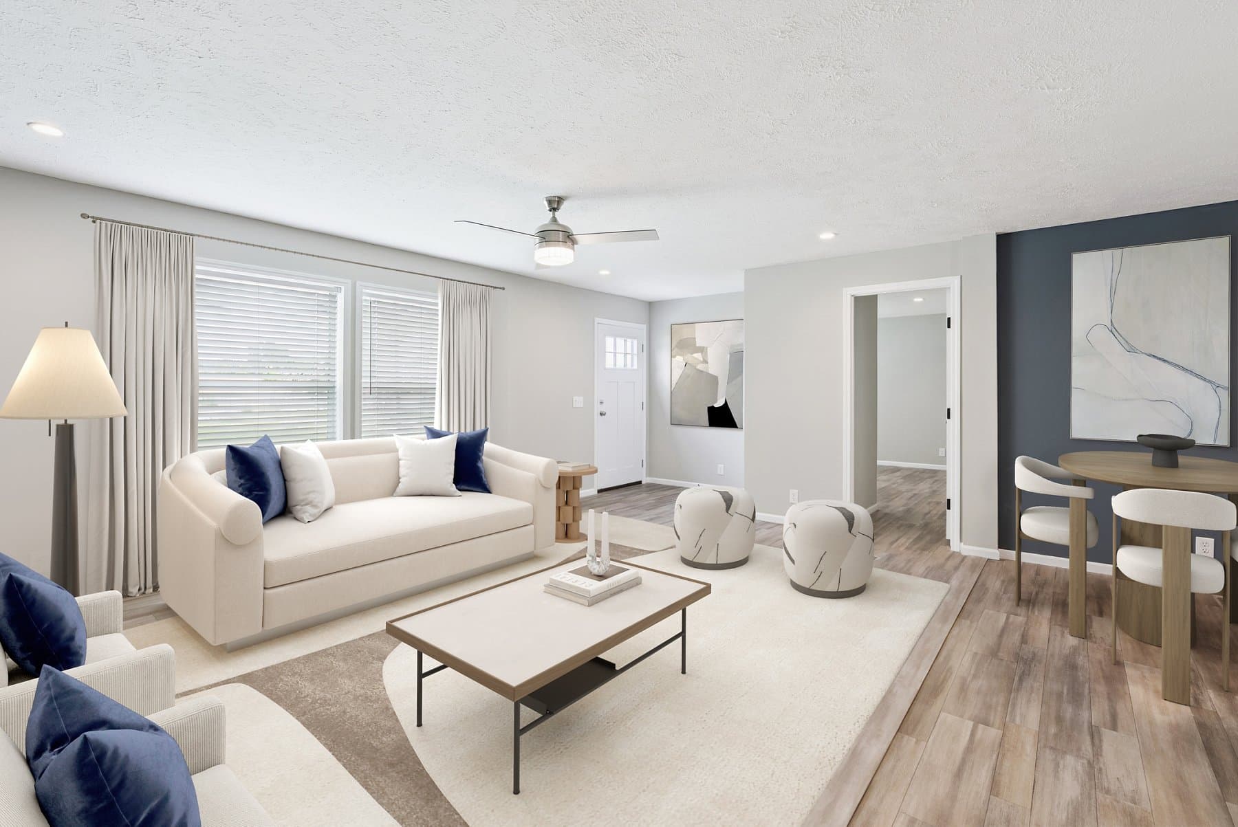 Click to enlarge Lincoln multi-section home — staged interior (photo 12 of 22)