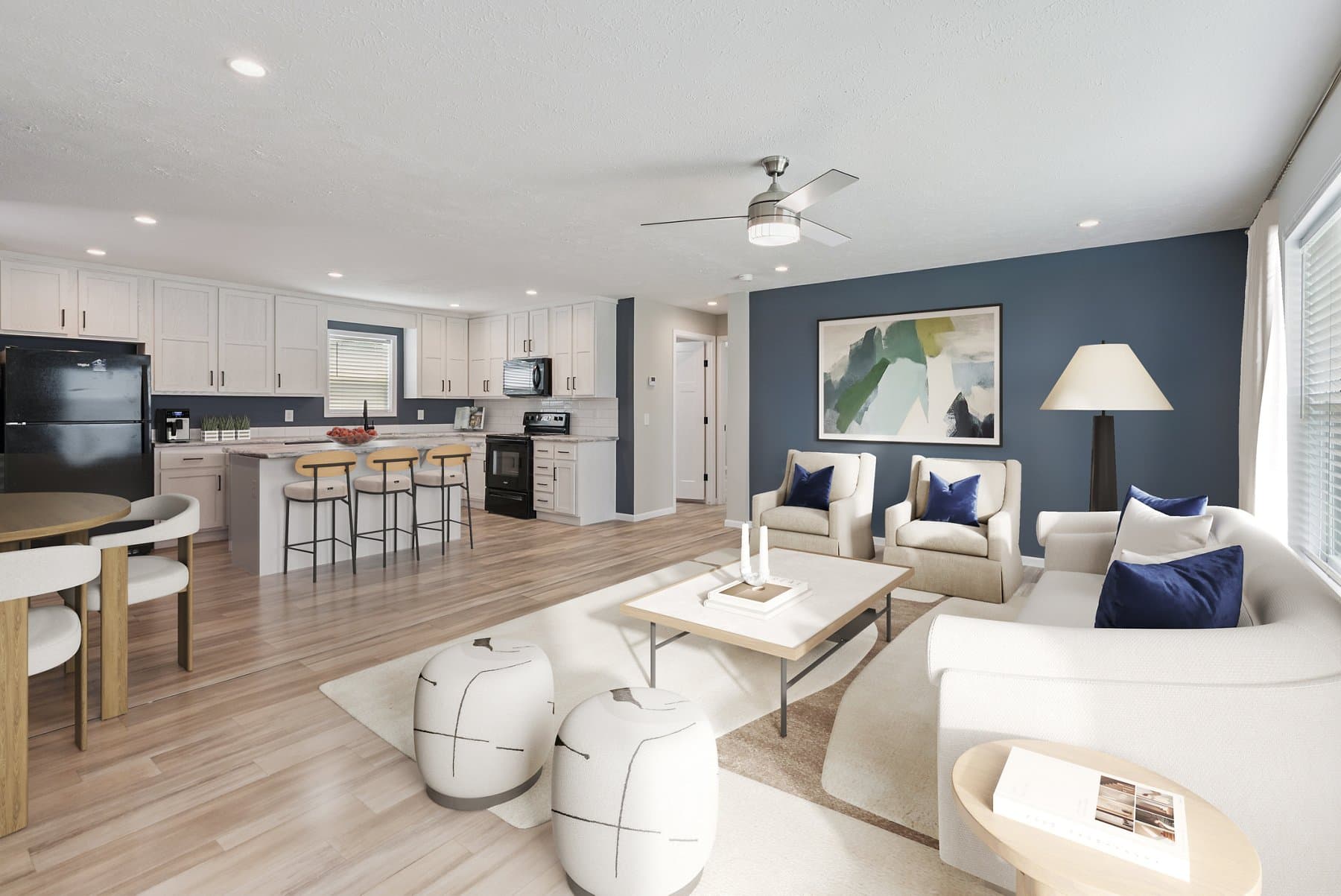 Click to enlarge Lincoln modular home — staged interior (photo 10 of 22)