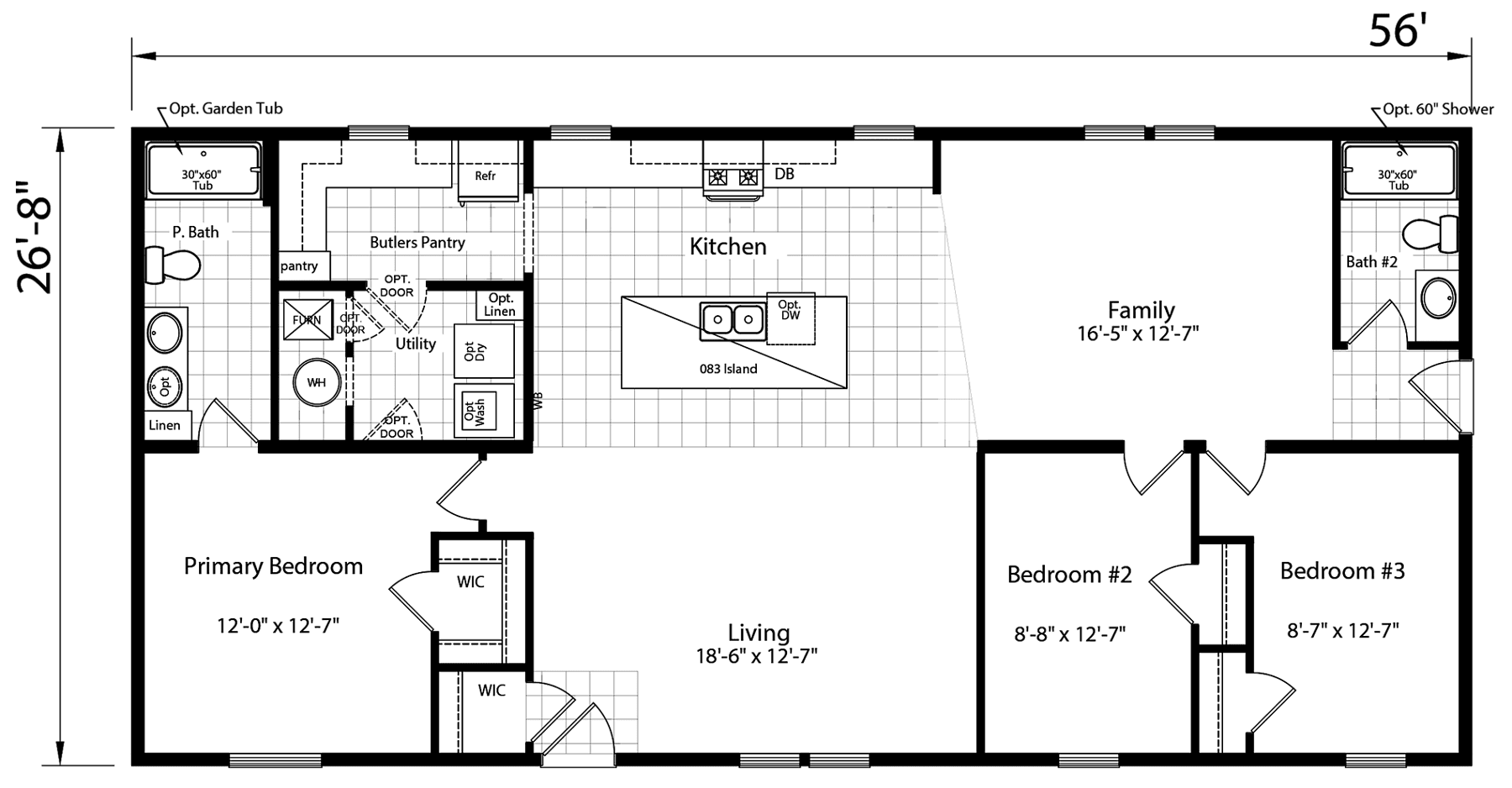 Click to enlarge Belvidere multi-section home — floor plan sheet (photo 14 of 27)