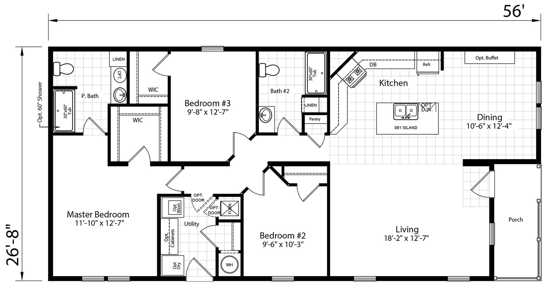 Click to enlarge Bay Port modular home — floor plan sheet (photo 42 of 42)