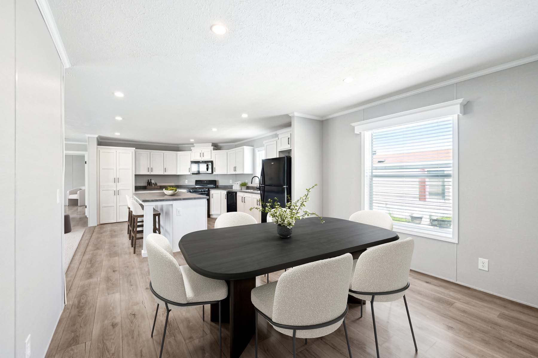 Click to enlarge Woodward modular home β dining area (photo 15 of 17)