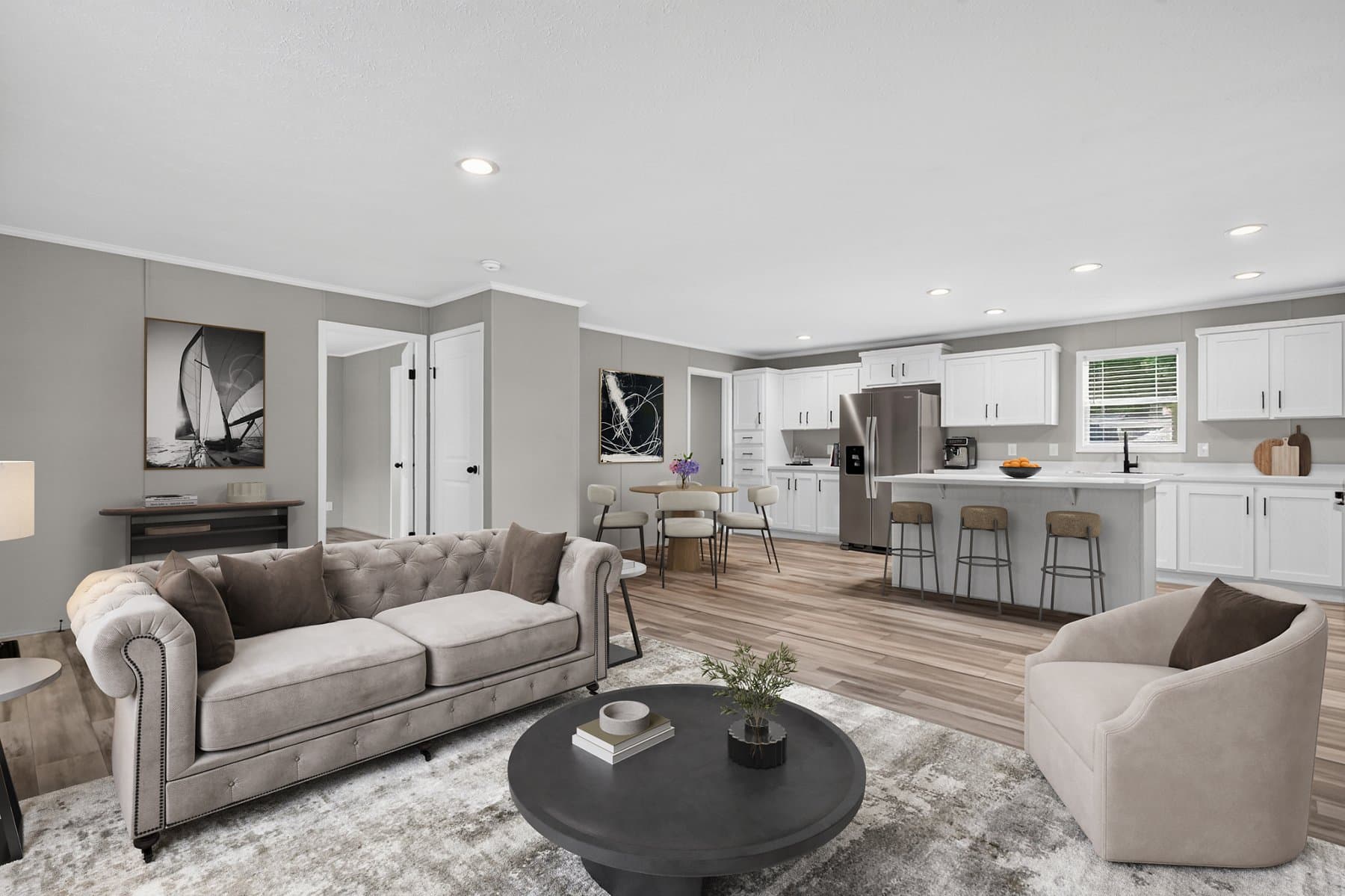 Click to enlarge Silverton modular home β living room (photo 5 of 16)