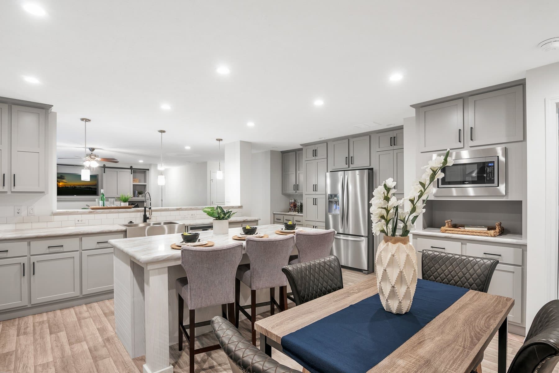 Click to enlarge Winston modular home β dining area (photo 5 of 9)