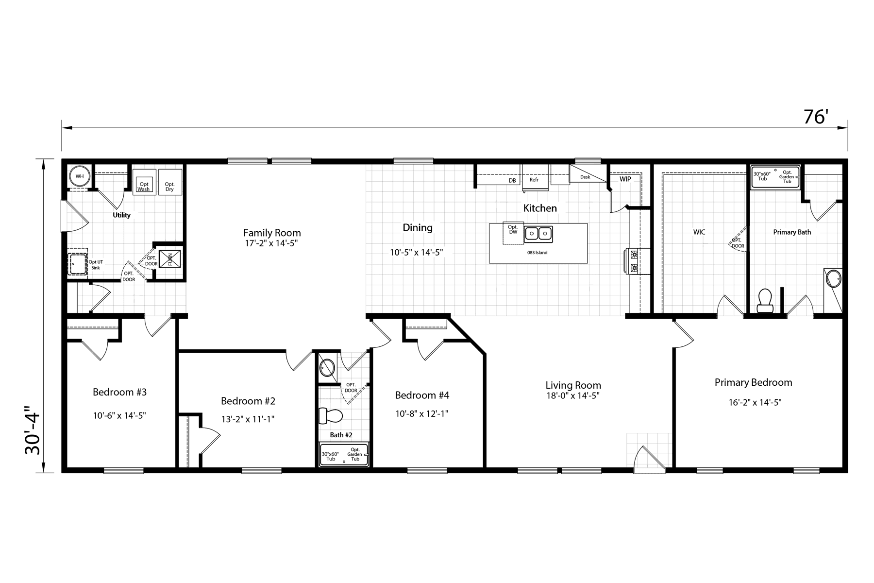 Click to enlarge Verona modular home — floor plan sheet (photo 6 of 6)