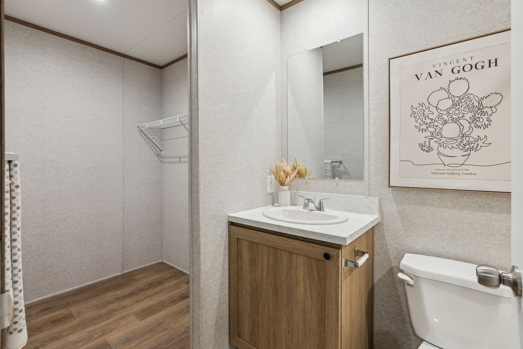 Click to enlarge Vertex single wide home — primary bathroom (photo 29 of 34)