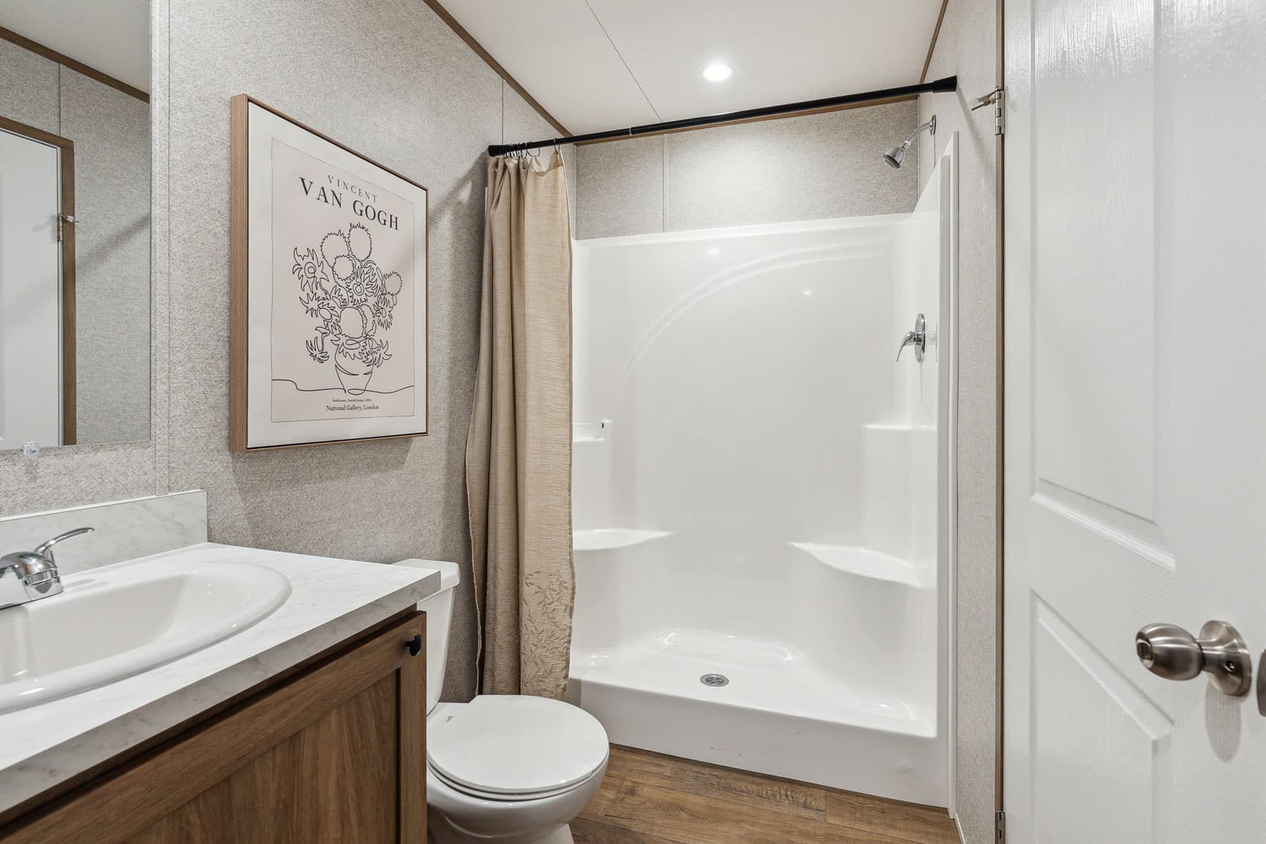 Click to enlarge Vertex single wide home — primary bathroom (photo 30 of 34)
