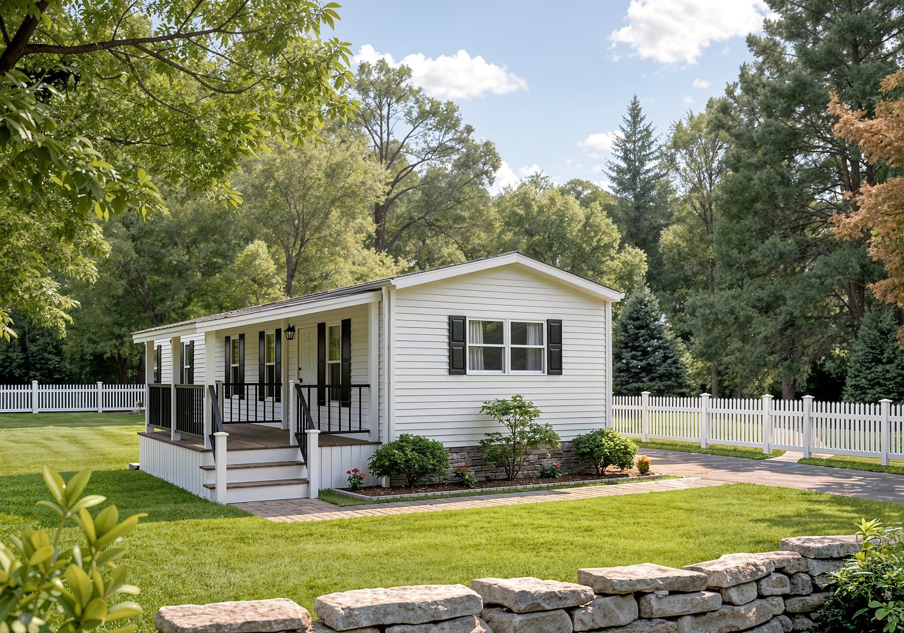 Click to enlarge Ballard single wide home — exterior