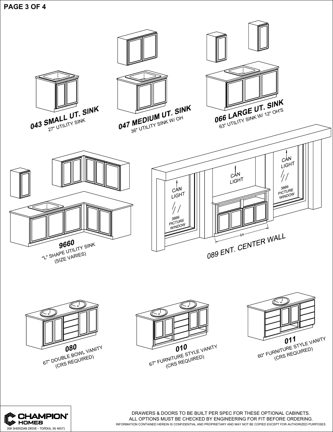 Click to enlarge Optional cabinets β Champion factory drawing 3 of 4