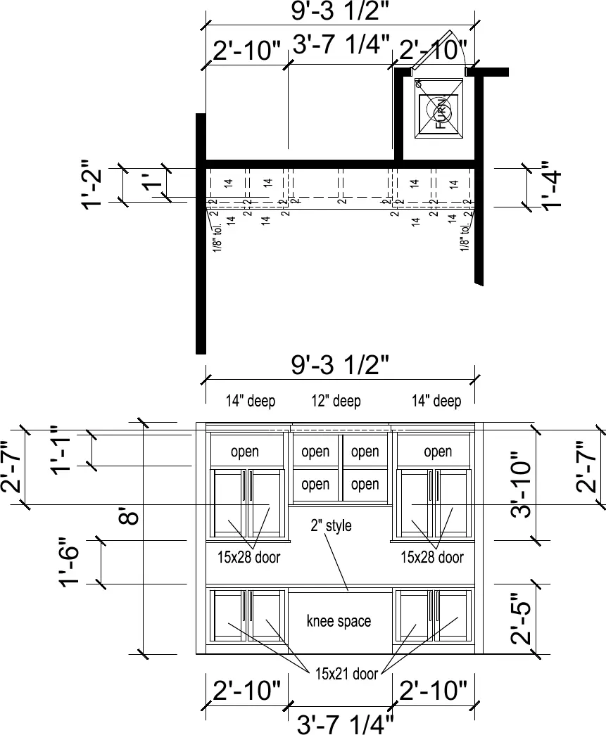 Click to enlarge Study desk β Champion factory drawing 1 of 1