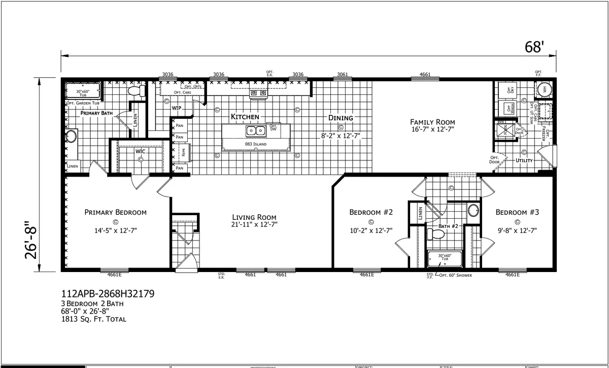 Click to enlarge Stafford Double Wide — floor plan