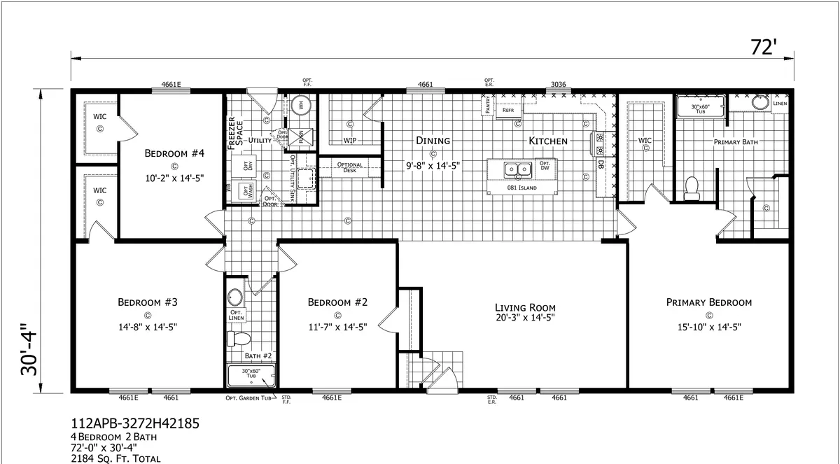 Apollo Double Wide — floor plan